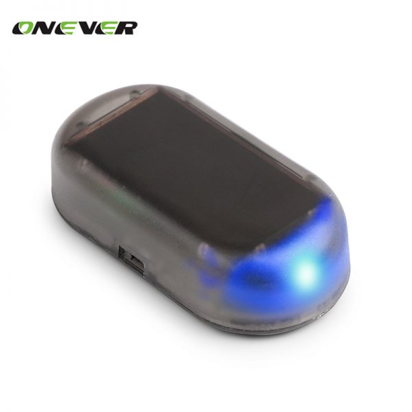 1PCS Car Led Light Security System Warning Theft Flash Blinking Fake Solar Car Alarm LED Light