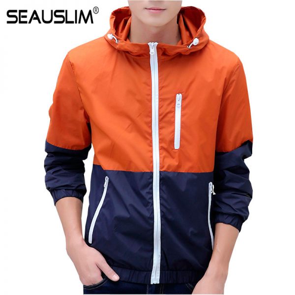 SEAUSLIM Summer Men Women Hooded Sun Protective Thin Jacket Men Summer Style Jacket Sun Protect Beach Thin Clothing Q-WZZS-03