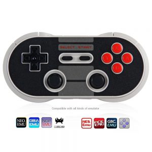 8Bitdo NES30 Pro Wireless Bluetooth Gamepad Controller Dual Classic Joystick for iOS Android Gamepad PC Mac Linux Black Color