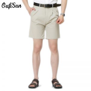 Mens Shorts Summer Fashion Casual 100% Cotton Short Pants Brand Clothing Size 30-42 low price promotion Free Shipping Sun 1701
