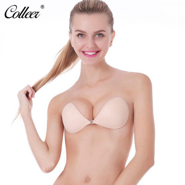 COLLEER Super Push Up Bras Women Underwear Silicone Bralette soutien gorge invisible Wedding Strapless Bra BH Brassiere