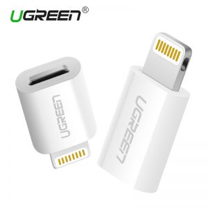Ugreen Micro USB Adapter to Lightning for iPhone Cable Converter USB Charger&Sync Data Cable for iPhone 6 5 iPad Air iPod iOS 10