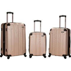 Rockland Luggage London 3-Piece Hardside Spinner Luggage Set NEW