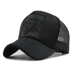 [FLB] 2017 Hip Hop Black leopard Print Curved Baseball Caps Summer Mesh Snapback Hats For Women Men casquette Trucker Cap