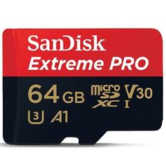 Sandisk Micro SD Card 64GB 95MB/S Memory Card C10 U3 A1 V30 Microsd SDXC Flash TF Card with Card Reader for Phone Computer