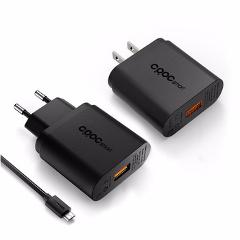 CRDC Quick Charge 2.0 18W USB Charger Fast Mobile Phone Charger for iPhone 7 6 Samsung Xiaomi LG Wall Charger & More USB Devices