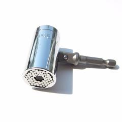 2 Pcs/Set Magic Spanner Grip Multi Function Universal Ratchet Socket 7-19mm Power Drill Adapter Car Hand Tools Repair Kit
