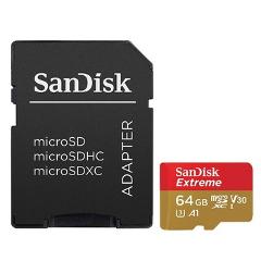 SanDisk Extreme Micro SD Card 64GB microSDXC U3 32GB microSDHC Class10 V30 100MB/s TF Card Carte SD UHS-I MicroSD Support 4K UHD