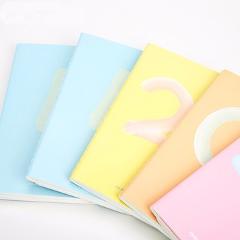 AIHAO 2017-2018 Cute Kawaii Notebook Cartoon Molang Diary Journal Planner Notepad for GiftStationery Jelly color Cover