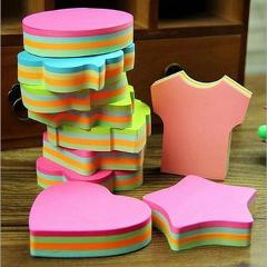 100 Pages Multicolor Sticky Notes Cute Office Love Memo Pads Sticker Post It Bookmark Marker Flags Sticker Planner Briefpapier