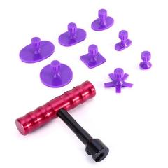 PDR Tools Kit Paintless Dent Repair Tools Dent Puller Small T-Bar Puller pops a Dent Removal Mini Lifter Glue Tabs Suction Cups