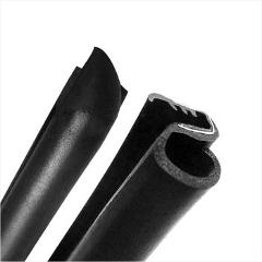 2Pcs/Lot Car Sound Insulation Rubber Sealing Strip For B Pillar Noise Windproof Door Rubber Seal Strip Car Styling With 3M Glue