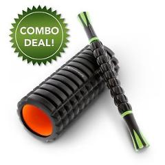 Multi Muscle Roller COMBO BUNDLE - Foam Roller & Muscle Roller Massage Stick