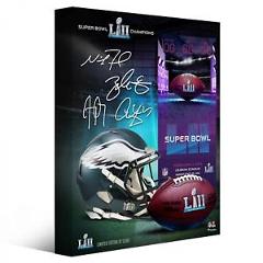 Philadelphia Eagles SBLII Champs 16x20 Canvas & Facsimile Signatures - L.E. 5000