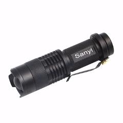 Mini LED Flashlight ZOOM 7W 2000LM Waterproof Lanterna LED 1 Mode Zoomable Torch AA 14500 battery Flashlight Linterna LED