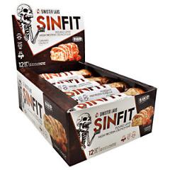 Sinister Labs SINFIT High Protein Bar 30g - Box of 12 Bar CARAMEL CRUNCH