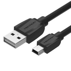 Vention mini usb cable 0.5m1m 1.5m 2m mini usb to usb data charger cable for cellular phone MP3 MP4 GPS Camera HDD Mobile Phone