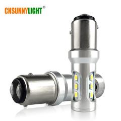 CNSUNNYLIGHT Car LED Stop Lights 1000Lm 1157 P21/5W BAY15d 3030 9SMD Car Brake Reverse Lamps Rear Fog Parking Bulbs 12V