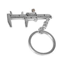 Mini Vernier Caliper Key Ring Car Styling Accessories for vw mazda audi BMW Toyota Opel etc Keychain automobile Turbo key chains