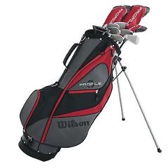 Wilson Profile XD Men's RH Flex Graphite Steel Golf Club Stand Bag Package Set