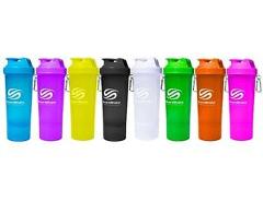 SmartShake SLIM Protein Shaker Blender Mixer Cup 17 oz CHOOSE COLOR