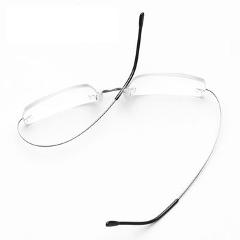 Titanium Glasses Frame Men Rimless Fashion Business Titanium Eyeglasses Frame #CT001