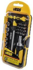 JEGS Performance Products 80767 Socket and Screwdriver Set 29-Piece Metric