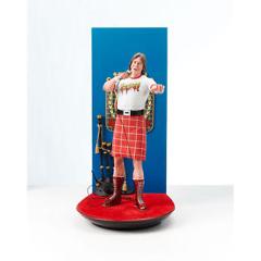 Official WWE Authentic Rowdy Roddy Piper Immortal Moments Collection Statue red