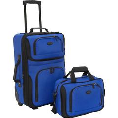 Traveler's Choice Rio 2-Piece Lightweight Carry-On Luggage Set NEW