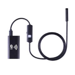 TRINIDAD WOLF 720P Wifi Endoscope Camera Waterproof Semi Rigid Hard Tube and Softwire for Android IOS mini camera Inspection