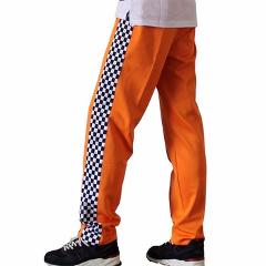 Aolamegs Pants Men Side Plaid Pants Track Pants Male Trousers Elastic Waist Fashion Straight Joggers Sweatpants Wiz Khalifa 2017