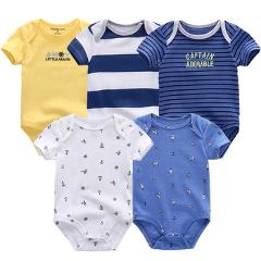 5 Pcs/Lot High Quality Baby clothes Character Short Clothing Set Newborn bodysuits & one-piece 2018 Summer Body Baby Bodysuits