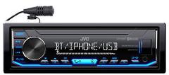 JVC KD-X255BT 1-Din In-Dash Digital Media Bluetooth Receiver