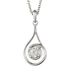 Charles & Colvard Forever Classic Round 4.5mm Moissanite Necklace