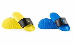 US Polo Assn. Men's Premium Foot-bed Slide Sandal Flip Flop Comfort Fit NWT