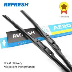 REFRESH Wiper Blades for Hyundai Solaris Fit Hook Arms 2010 2011 2012 2013 2014 2015 2016 2017