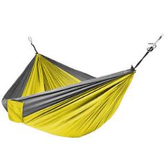 Portable Parachute Hammock Nylon Hanging Outdoor Camping Patio Yellow