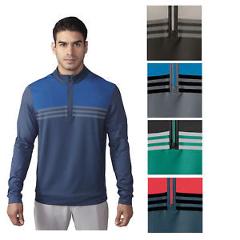 Adidas ClimaCool Colorblock 1/4 Zip Pullover Layering Top
