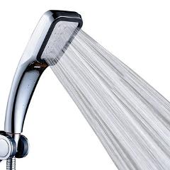 300 Hole Pressurized Water Saving Shower Head Chrome Plated ABS Water Booster Showerhead for Bathroom