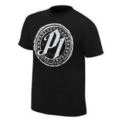 Official WWE Authentic AJ Styles "P1" Special Edition T-Shirt Black
