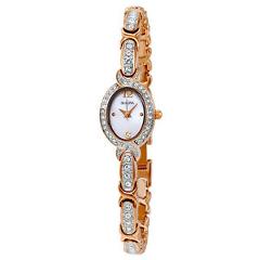 Bulova Women's 98L200 Crystal Collection Rose Gold Quartz Bracelet Dress Watch