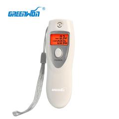 Free shipping !Hot White Portable LCD Digital Breath Alcohol Analyser Breathalyzer Tester inhaler alcohol meters