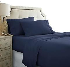 Hotel Quality Bed Sheets - Deep Pocket 4 Piece Set - Egyptian Comfort
