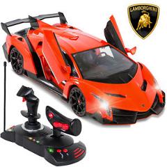 1/14 Scale RC Lamborghini Veneno Gravity Sensor Radio Remote Control Car Orange