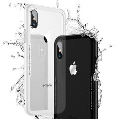 FLOVEME Tempered Glass Phone Case for iPhone X 10