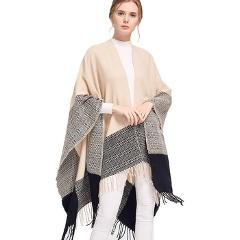 Women Scarves Shawls Winter Warm Scarf Luxury Brand Soft Fashion Thicken Plaids Pareo Wraps Blankets Wool Cashmere Cloaks Stoles