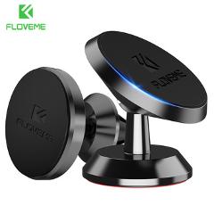 FLOVEME Universal Car Holder 360 Degree Magnetic Car Phone Holder GPS Stand Air Vent Magnet Mount for iPhone 5s 7 6 8 X Soporte