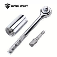 Magic Spanner Grip Multi Function Universal Ratchet Socket 7-19mm Power Drill Adapter Car Hand Tools Repair Kit Ratchet wrench