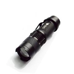 Cree Q5 LED Flash Light 2000lm LED Flashlight Waterproof Zoomable LED Torch Latern Portable lampe de poche No battery AA 14500