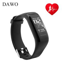 DAWO Fitness Bracelet Watch Heart Rate Activity Tracker Sleep Monitor IP67 Waterproof Sport Smart Wristband For IPHONE X 7 6s